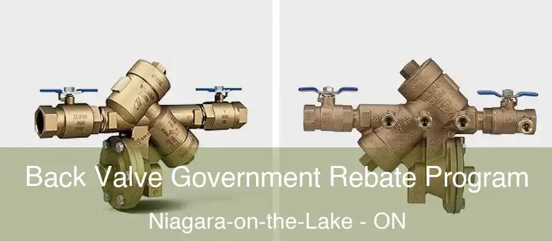 Back Valve Government Rebate Program Niagara-on-the-Lake - ON