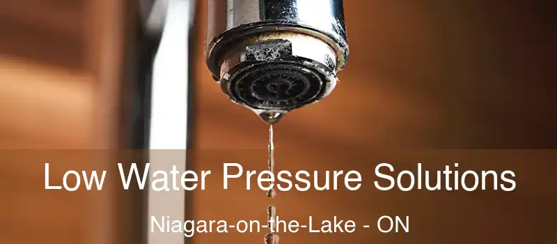  Low Water Pressure Solutions Niagara-on-the-Lake - ON